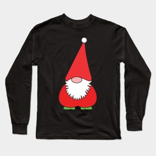 Christmas funny Santa gnome Long Sleeve T-Shirt